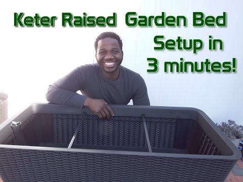 | Keter Raised Garden Bed | Setup in 3 minutes! |