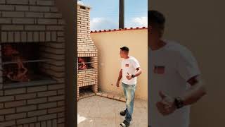 Churrasqueira de canto de 80x70