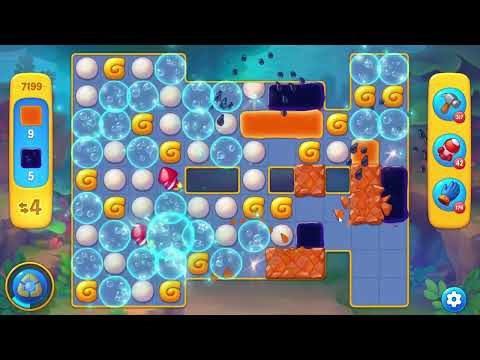 Fishdom 7199 Level - 10 moves - NO BooSTERS