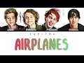 5 Seconds Of Summer - Airplanes (Color Coded - Lyric)