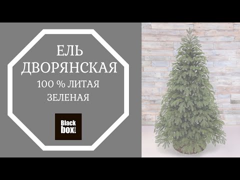 Ель Дворянская 100% литая 230 см зеленая - Видео 1