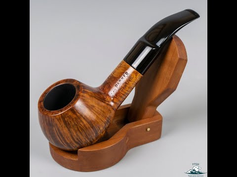 Parker Super Bruyere Smooth Bent Apple Saddle Stem Straight/Flame Grain (140)