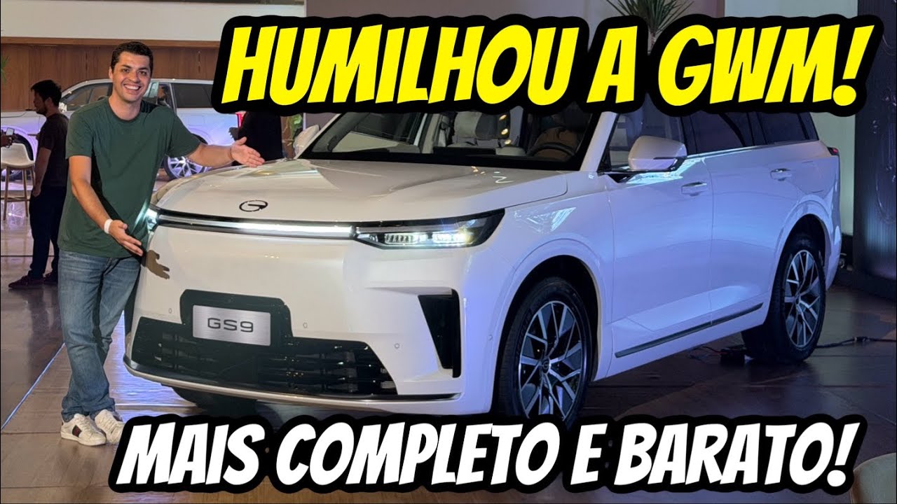 NOVO GAC GS9 - LANÇAMENTO AGORA E MAIS BARATO QUE GWM!