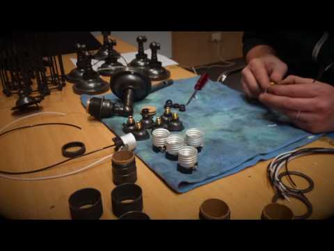 Bronze Medium Bulb Cage Upright Wall Lamp