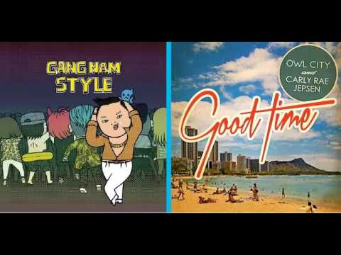 Psy Vs Owl City and Carly Rae Jepson, Gangnam Style vs Good Time (Good Gangnam Time)