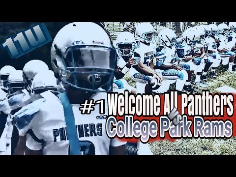 #1 Welcome All Panthers vs College Park Rams 11u | Youth Football Highlights