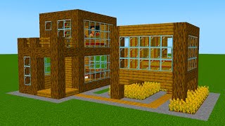 Minecraft - How to build a Super Easy Starter House