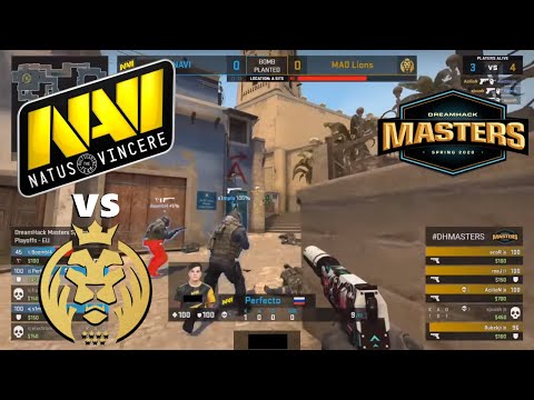 NaVi vs Mad Lions - DreamHack Masters Spring 2020 - CS:GO