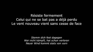 Van Canto - Neuer Wind (traduction française)