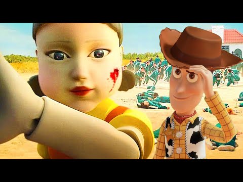 Woody Joins Squid Game