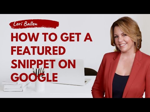 How to Get a Featured Snippet on Google! BIG for SEO!