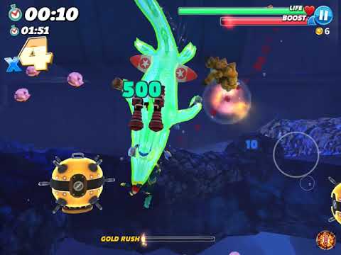 Hungry shark world harbor special map game play