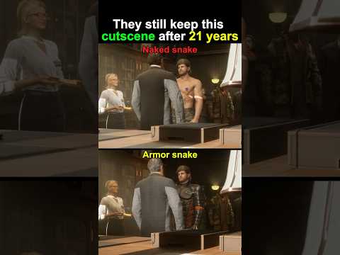 the devs still keep this cutscene after 21 years #mgsdelta