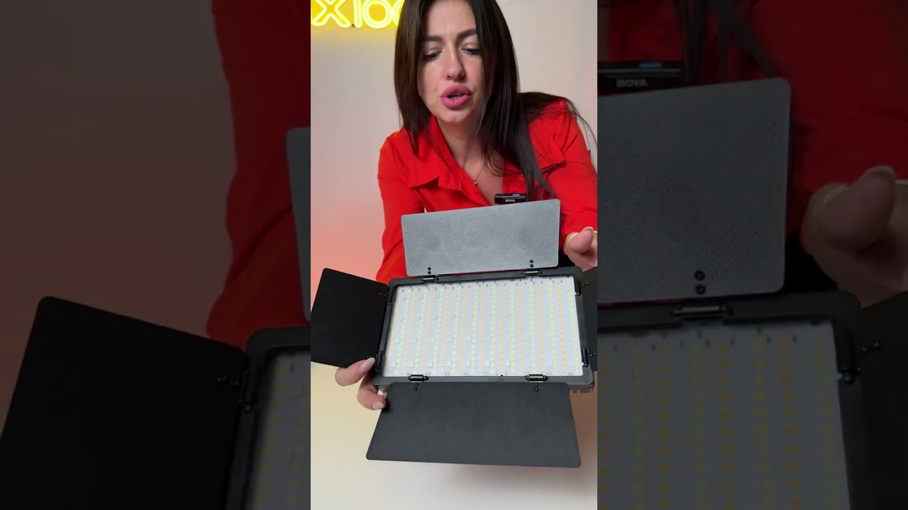Профессиональный видеосвет LUX100 VL-1 RGB 20х11 см с направлением освещения + штатив 2.1м 