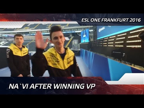 Na`Vi after winning Virtus.pro @ ESL One Frankfurt 2016 (ENG SUBS!)