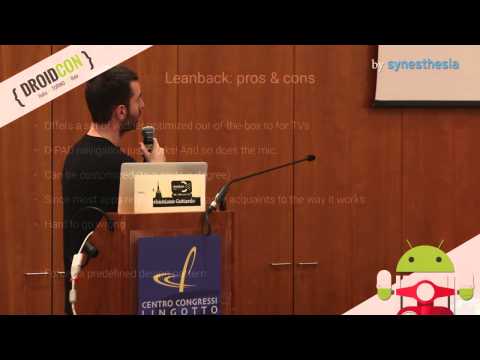 Droidcon 2015 - Developing an Androi TV application - Sebastiano Gottardo