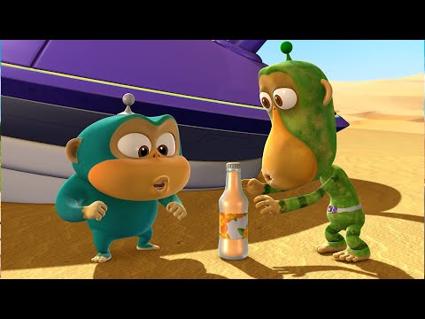 Alien Monkeys 👽 Desert 🌵 Animation for Kids | WOW CLUB