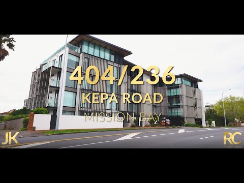 404/236 Kepa Road, Mission Bay, Auckland, 2 bedrooms, 2浴, Apartment