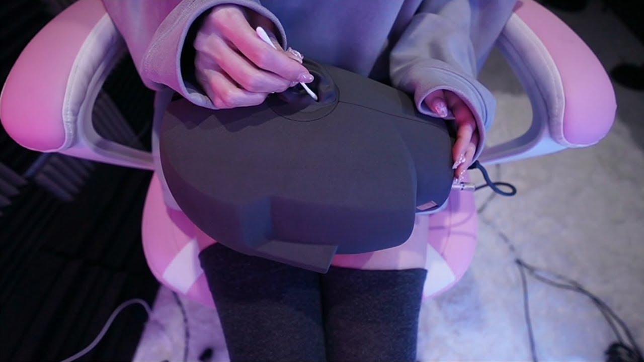 ASMR ┊膝枕で耳かき＆梵天