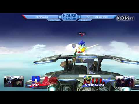 House of Smash Stavanger - Advance (Sonic) vs K2S | TheEpicPirate (Captain Falcon) - Grand Finals