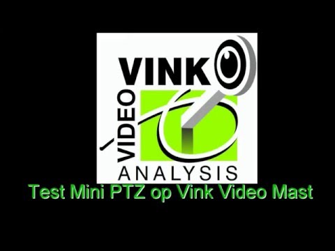 Test Mini PTZ cam op Vink Video Mast