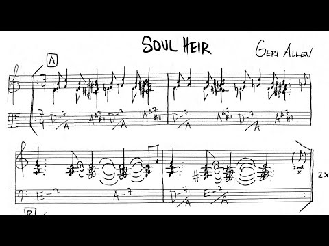 Geri Allen: Soul Heir [lead sheet]