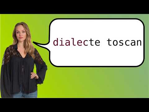 How to say 'Toscano Spoken' in French?