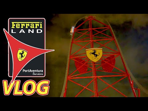The TALLEST & FASTEST Coaster in Europe | Red Force at Ferrari Land | VLOG | December 2025
