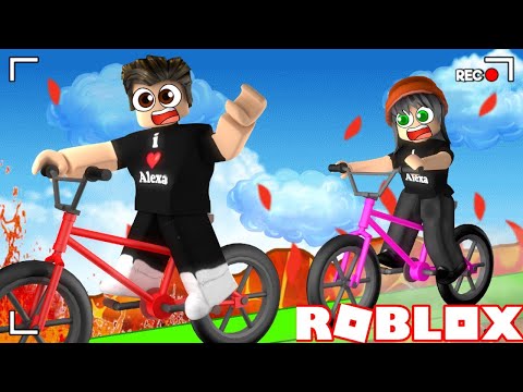 ROBLOX OBBY BUT YOU'RE ON A BIKE WITH ALEXA!