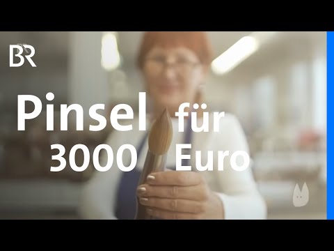 Künstlerpinsel von "da Vinci": Pinsel-Manufaktur aus Nürnberg | Capriccio | BR