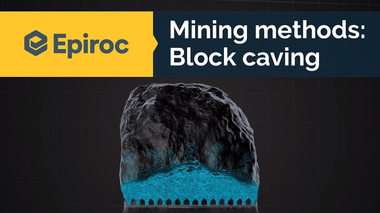 Block caving mining method - Epiroc