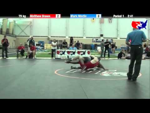 Matthew Brown vs. Mark Martin at 2013 ASICS University Nationals - FS