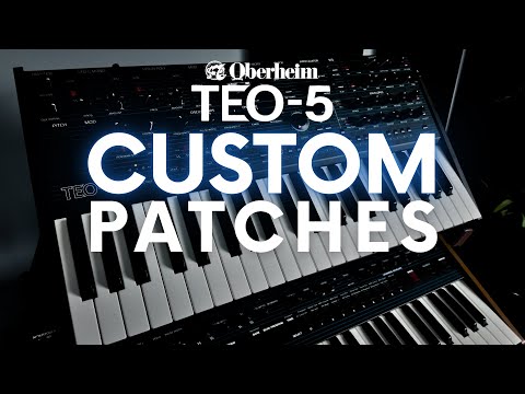 Oberheim TEO-5 Custom Patches // sound demo no talking