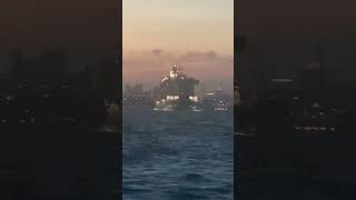 Big cruise ship coming through #bahamas #sailing