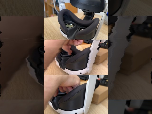 Vídeo relacionado con AZURAOKEY Marcos magnéticos de protección de lentes y lentes de bloqueo de luz azul, anillo protector antiarañazos, espaciador de lente de VR para Meta/Oculus Quest 3, protege las gafas de miopía de