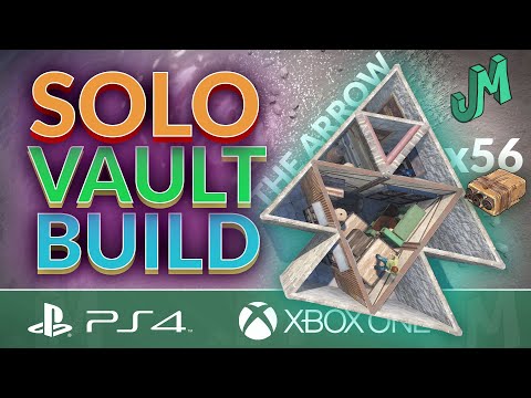 Solo Vault Base 🛢 The Arrow 🎮 Rust Console Base Design