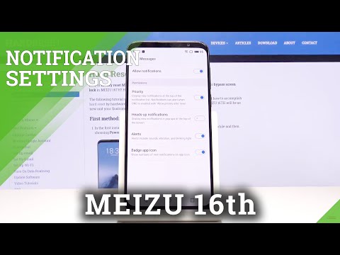How to Customize Notification for Messages in MEIZU 16th – Notification Settings