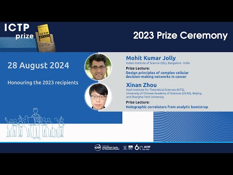 2023 ICTP Prize Award Ceremony and Diploma Graduation Ceremony and Shafi Prize