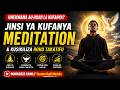 Jinsi Ya Kufanya Meditation Kusikiliza Roho Takatifu Kama Huna La Kufanya Au Umekwama