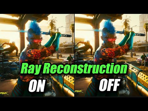 Cyberpunk 2077 DLSS 3.5 Ray Reconstruction On VS Off  - RTX 3070TI - Graphics Comparison