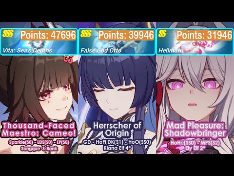 Honkai Impact 3rd: Ex-Memorial Arena Ver 7.9 W1 | Vita-SSS, FGO-SSS, Hellmaru | Sparkle, HoO, MPS
