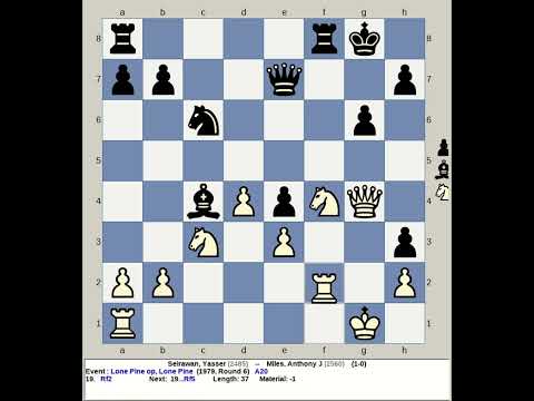 Seirawan, Yasser vs Miles, Anthony J | Lone Pine Chess Open 1979, USA