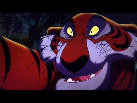 Taran's Reaction to Shere Khan's Scary Eyes