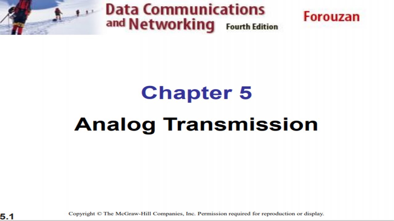Lecture 15 chapter 5 - data communications and networking
