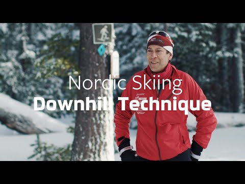 Nordic Skiing Form and Technique - Skiing Downhill
