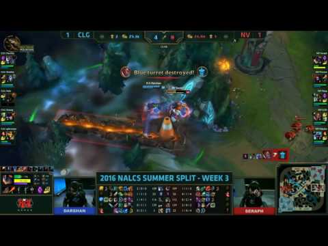 CLG vs Team Envy Game 3 Highlights   NA LCS Week 3 Day 3 Summer 2016   CLG vs NV G3