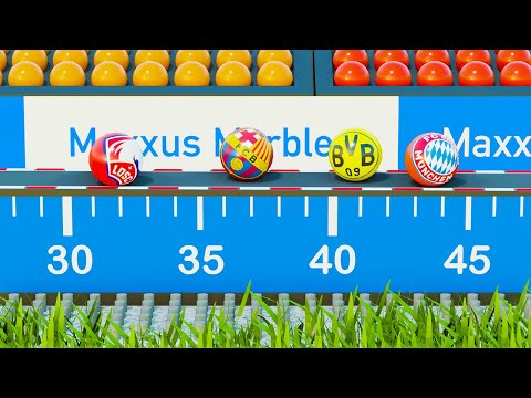Marble Race Football Clubs - 16 Best Football Teams