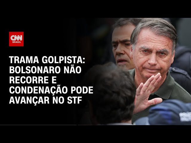 Bolsonaro não recorre e condenação por trama golpista pode avançar no STF | BASTIDORES CNN