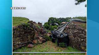 6月28日【びわ湖放送ニュース】台風の影響か？　彦根城石垣崩落