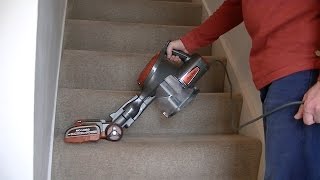Shark Rocket Hand Held Vacuum Cleaner Stair and Upholstery Cleaning Review & Demo